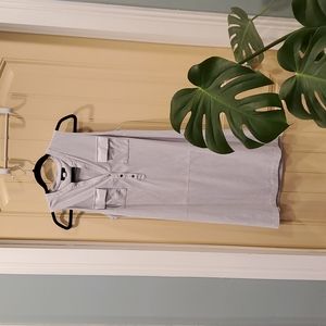 Gray Dress with Silver